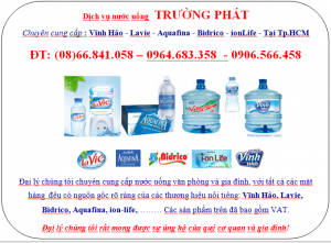 Đại lý nước uống HCM