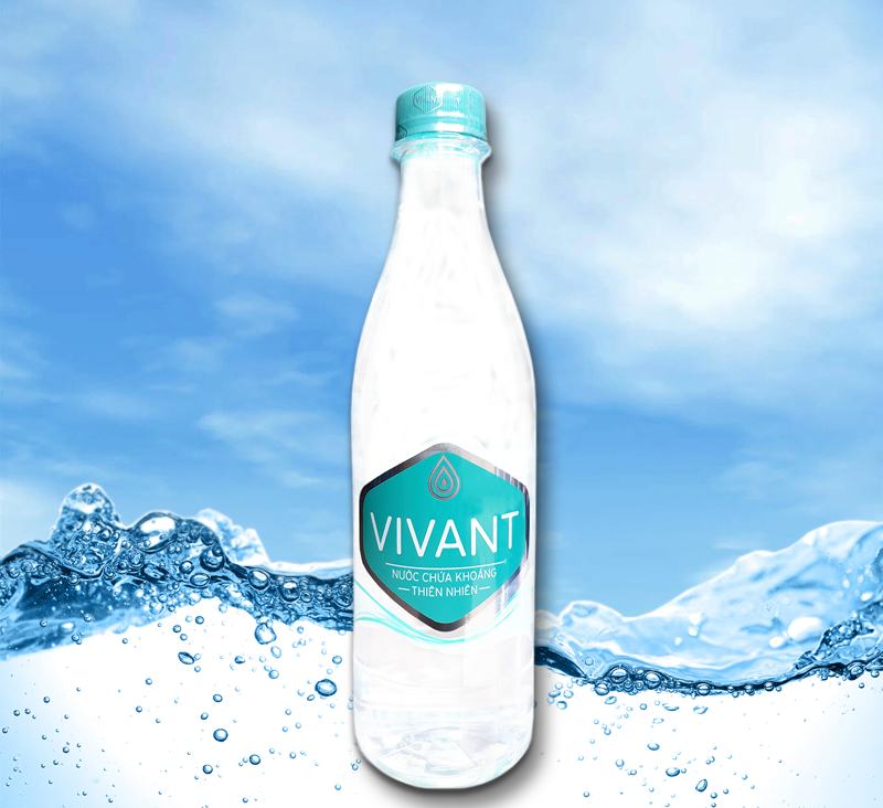 Nước suối Vivant chai 500ml thùng 24 chai có giá 90.000 đồng/ thùng